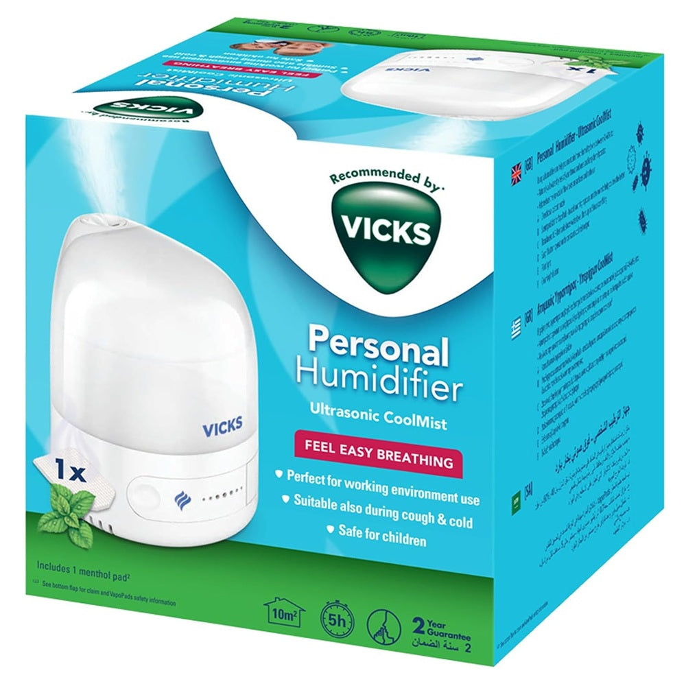 Vicks Personal Humidifier Ultrasonic CoolMist